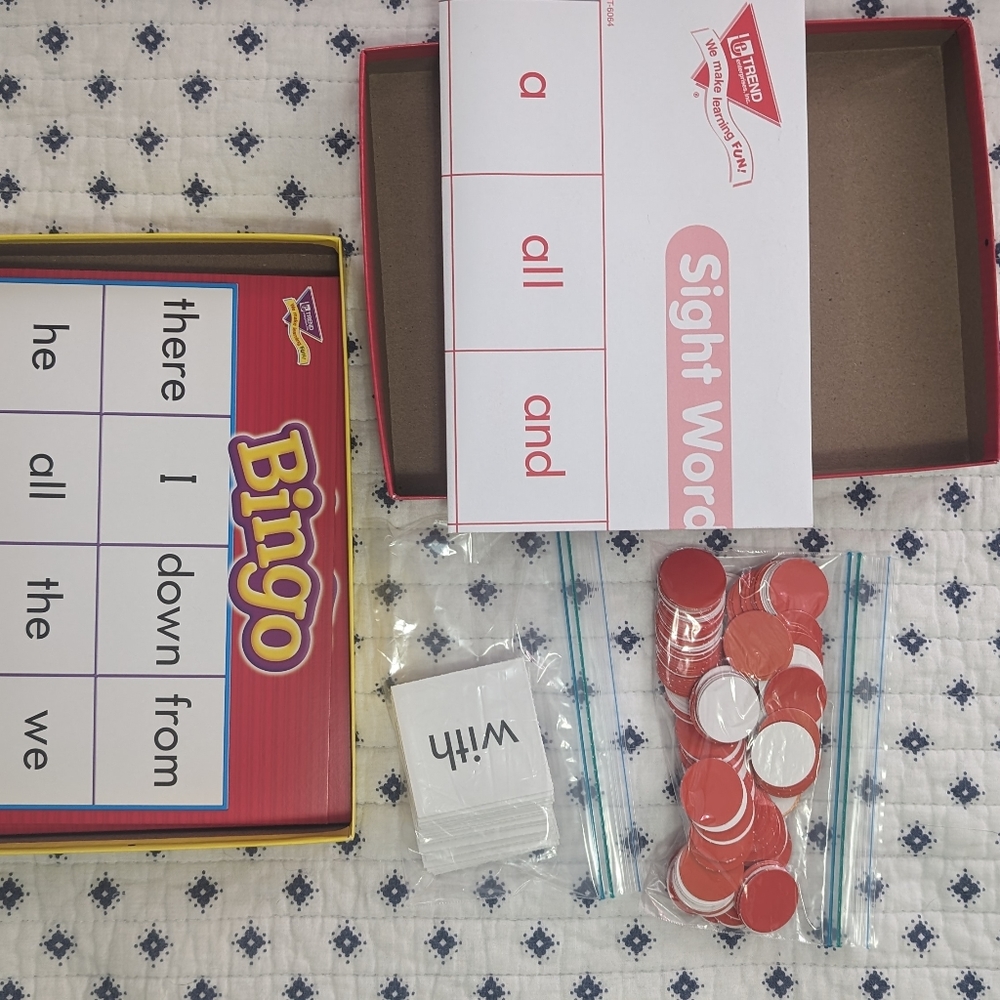 Sight words bingo- level 1